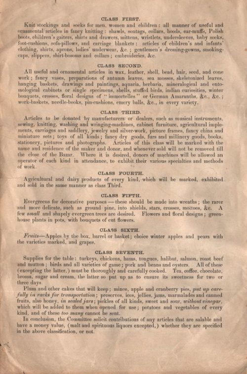 A Page of Woman's Suffrage Bazar