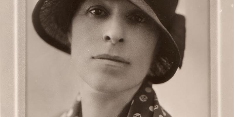 Eva Whiting White in one of her characteristic hats