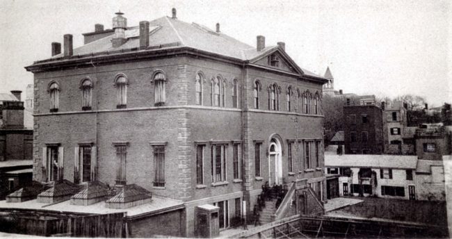 Harvard Medical School in 1878