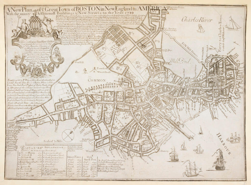 Bonner Map 1739