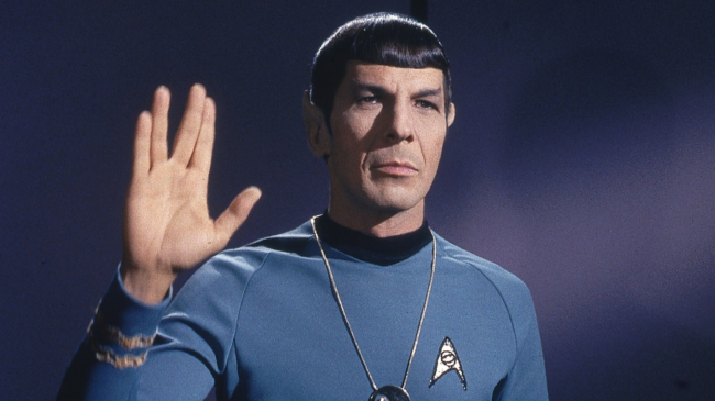 Nimoy as Spock on tv