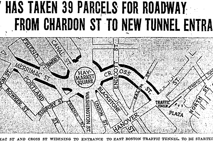 Map of Haymarket and surrounding streets