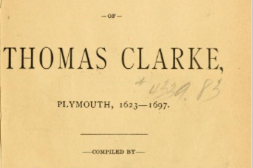 Genealogy of Thomas Clarke