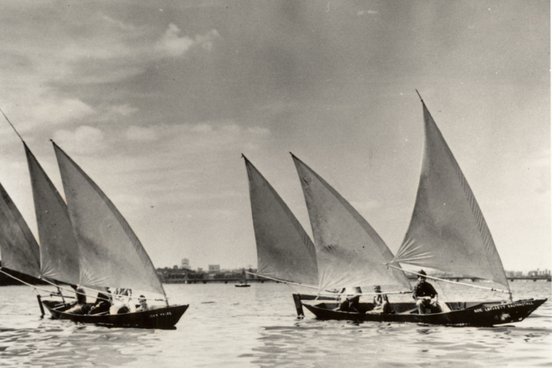 Lee’s Boats Lee's three masted schooners sailing