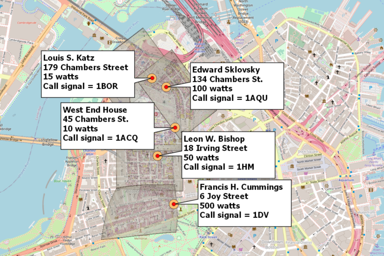 Radio Map 1 Map of Radio Stations in the West End