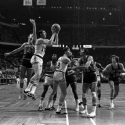 Celtics v. Knicks at the Boston Garden