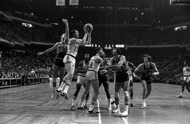 Celtics v. Knicks at the Boston Garden