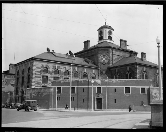 The Charles Street Jail in 1932