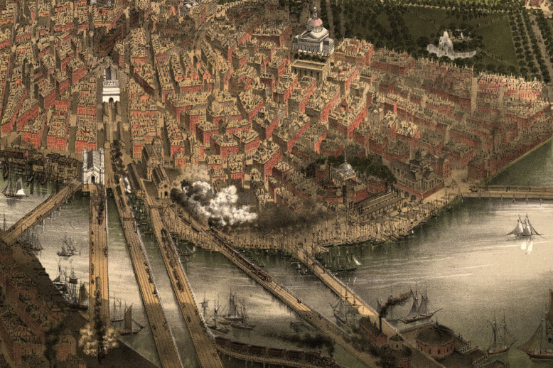 An isometric map of Boston