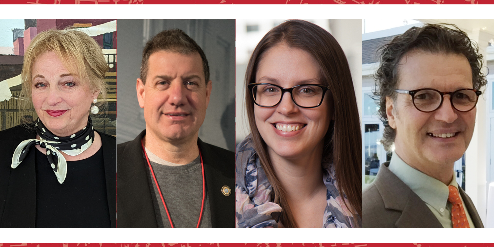 WEM Board Officers FINAL Headshots of the four Museum Board Officers