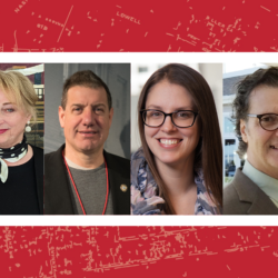 Headshots of the four Museum Board Officers