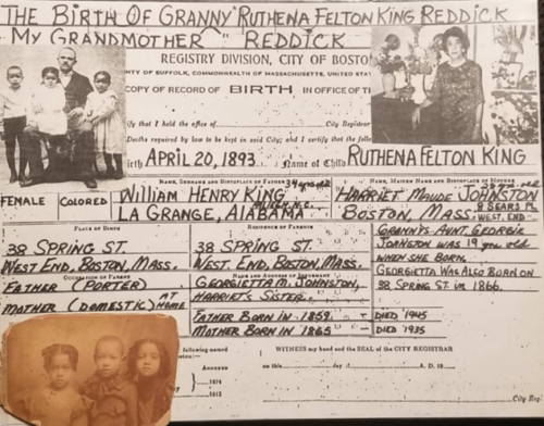 A birth certificate from 1893