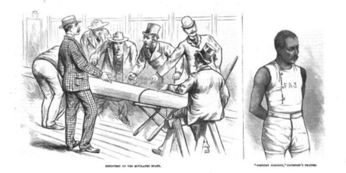 Discovery of the Mutilated Boats, Frank Leslie's Illustrated Newspaper, November 1, 1879.