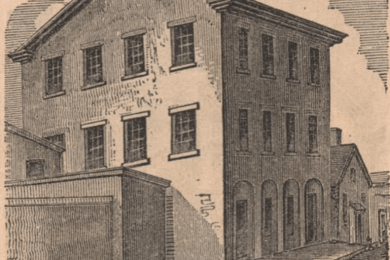 African Meeting House 1843 View African Meeting House, from the 1843 Boston Almanac (Museum of African American History).