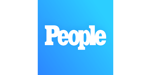 People magazine logo on a light blue background