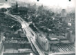 An aerial view of Boston and the central artery.