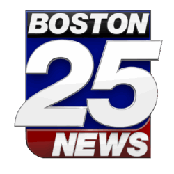 Boston 25 news A blue and red icon with the words Boston 25 News.