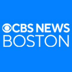 A blue background with the image of an eye that says "CBS News Boston"