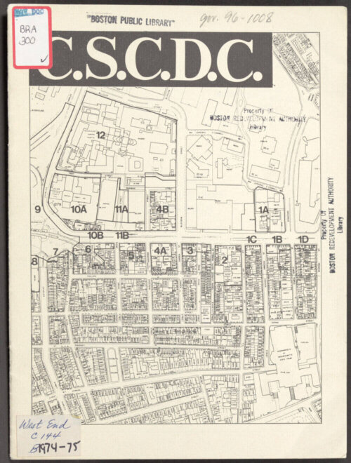 A map of an area of blocks showing several parcels labeled with letters and numbers.